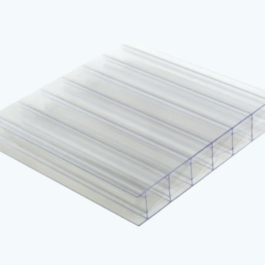 Poliwęglan dwukomorowy 16 mm przeźroczysty