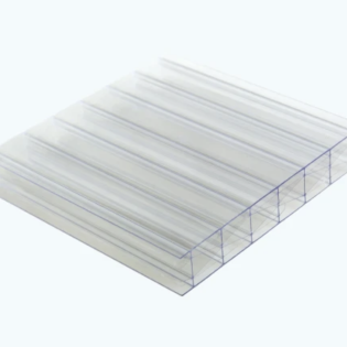 Poliwęglan dwukomorowy 16 mm przeźroczysty