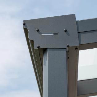 Nakładka falista na rynnę tarasową